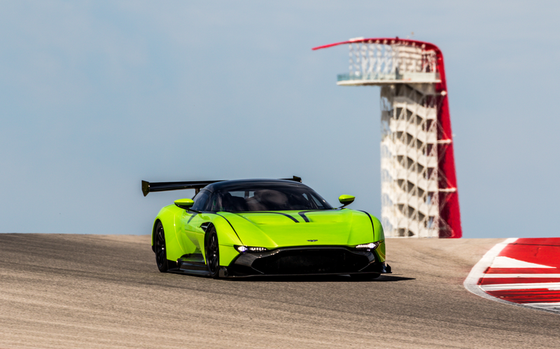 Illustration for article titled Behold The Unfathomably Gorgeous Spectacle Of An Aston Martin Vulcan Track Day
